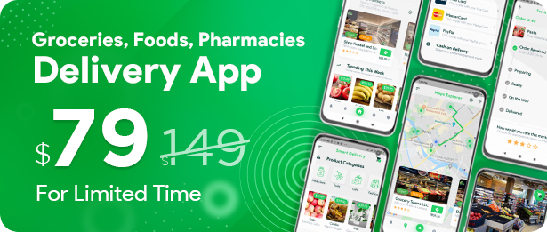 Propriétaire / Vendeur pour les épiceries, les aliments, les pharmacies, les magasins Flutter App - 1